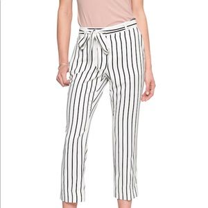 SOLD!New with tags BR stripe pants